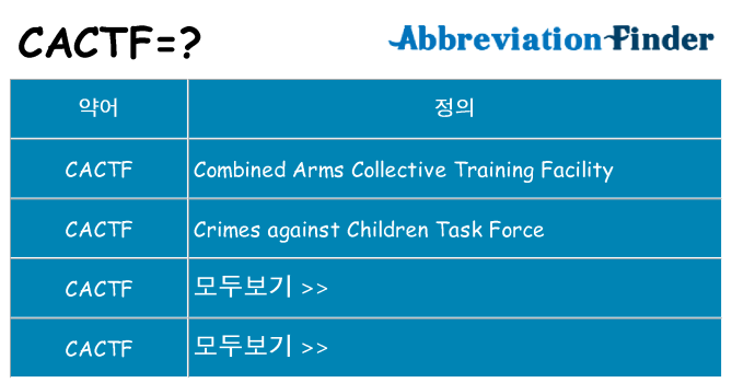 cactf 대 한 무엇을 서가