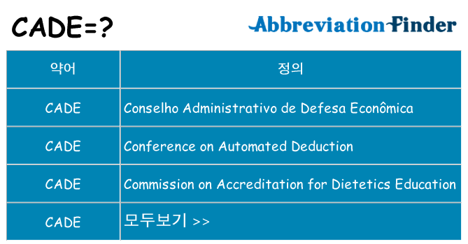 cade 대 한 무엇을 서가