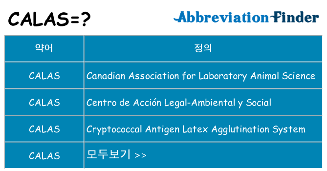 calas 대 한 무엇을 서가