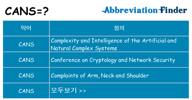 cans 대 한 무엇을 서가