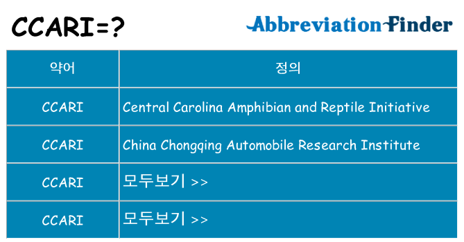 ccari 대 한 무엇을 서가