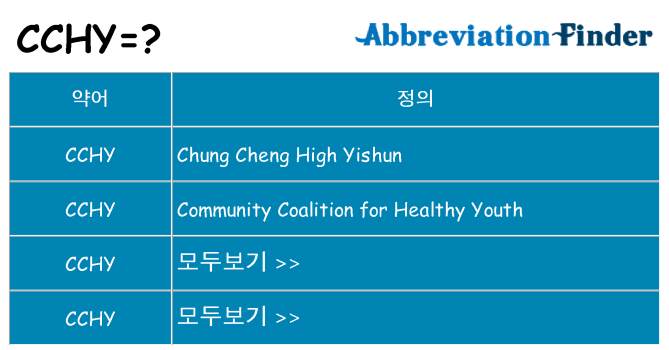 cchy 대 한 무엇을 서가