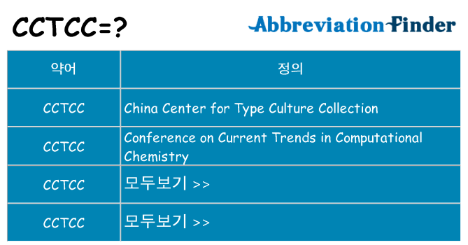 cctcc 대 한 무엇을 서가