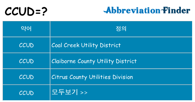 ccud 대 한 무엇을 서가