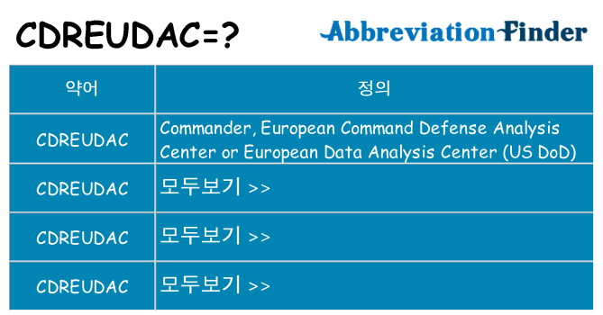 cdreudac 대 한 무엇을 서가