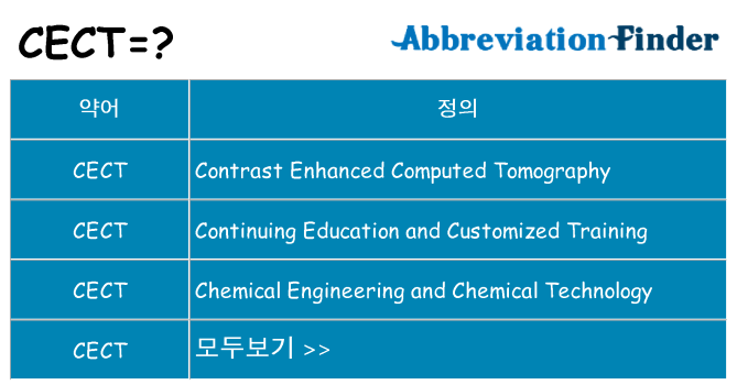cect 대 한 무엇을 서가