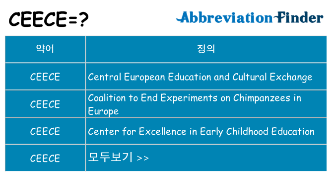 ceece 대 한 무엇을 서가