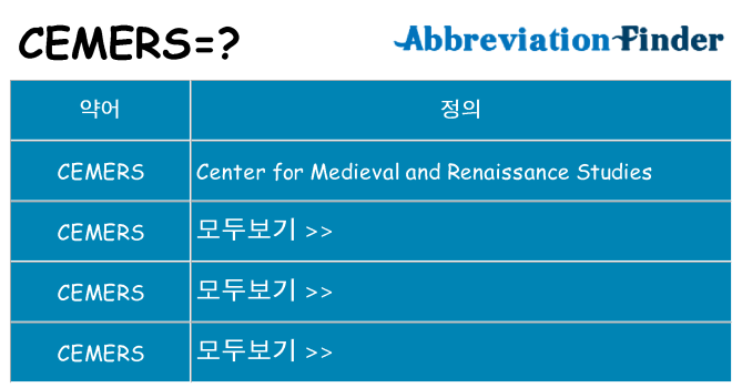 cemers 대 한 무엇을 서가
