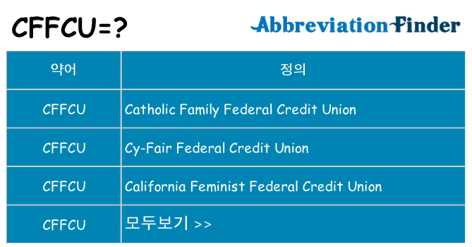 cffcu 대 한 무엇을 서가