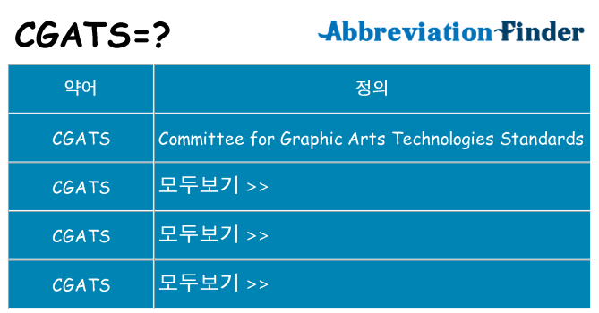 cgats 대 한 무엇을 서가