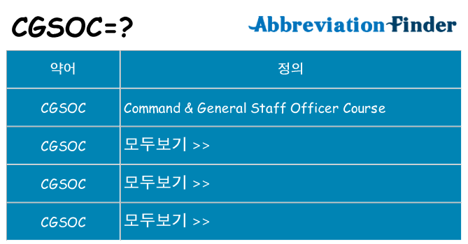 cgsoc 대 한 무엇을 서가