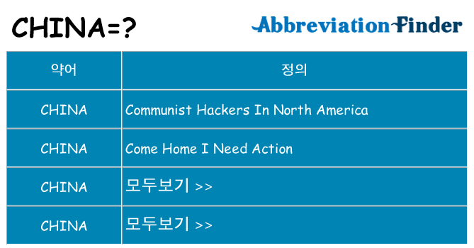 china 대 한 무엇을 서가
