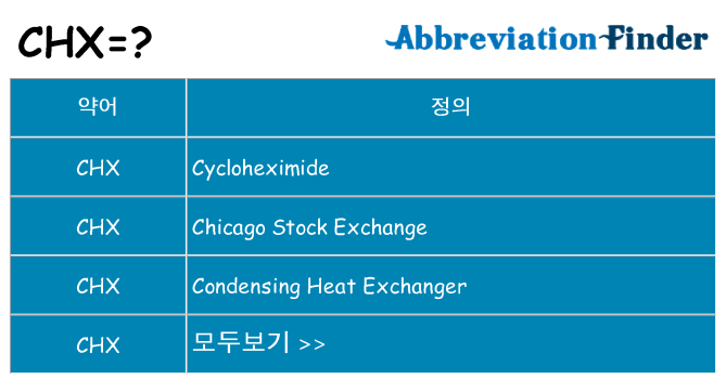 chx 대 한 무엇을 서가