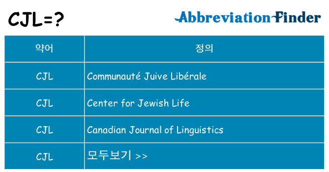 cjl 대 한 무엇을 서가
