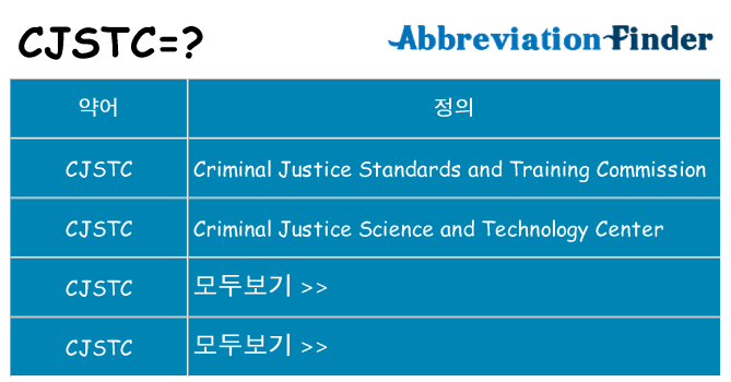 cjstc 대 한 무엇을 서가