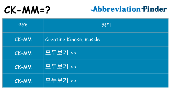 ck-mm 대 한 무엇을 서가