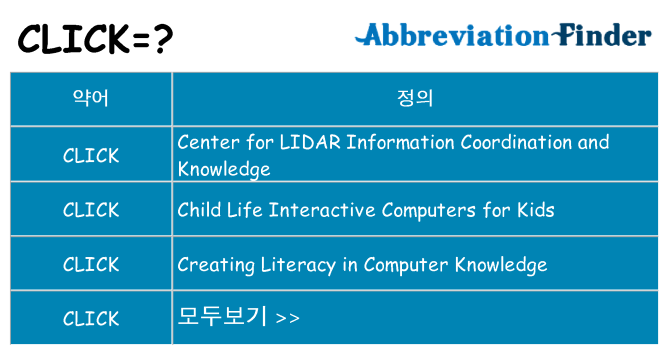 click 대 한 무엇을 서가