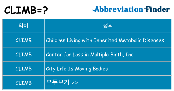 climb 대 한 무엇을 서가