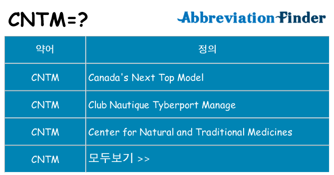 cntm 대 한 무엇을 서가
