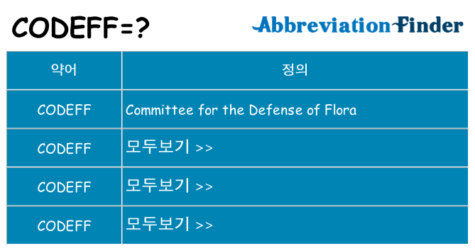codeff 대 한 무엇을 서가