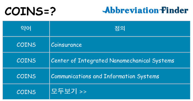 coins 대 한 무엇을 서가