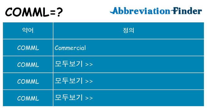 comml 대 한 무엇을 서가