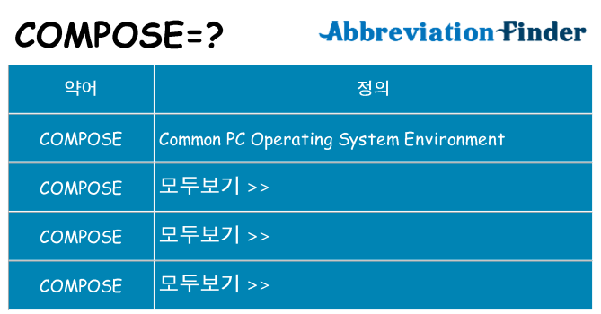 compose 대 한 무엇을 서가
