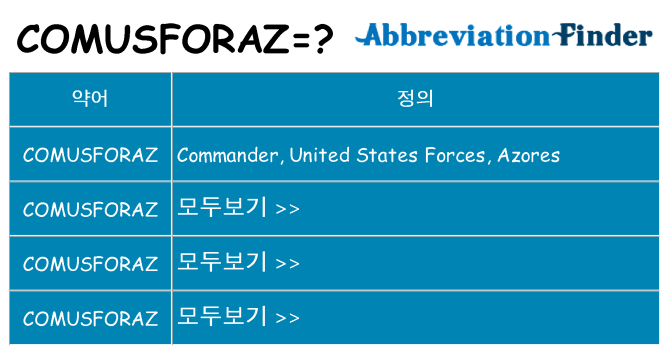 comusforaz 대 한 무엇을 서가