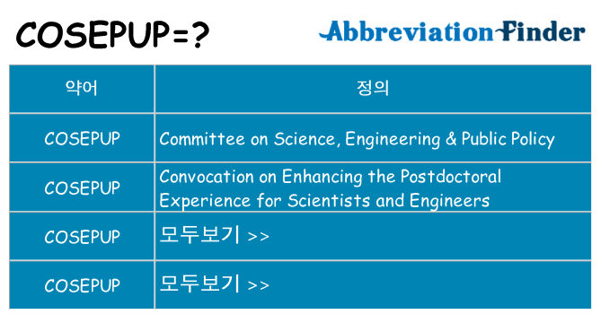 cosepup 대 한 무엇을 서가