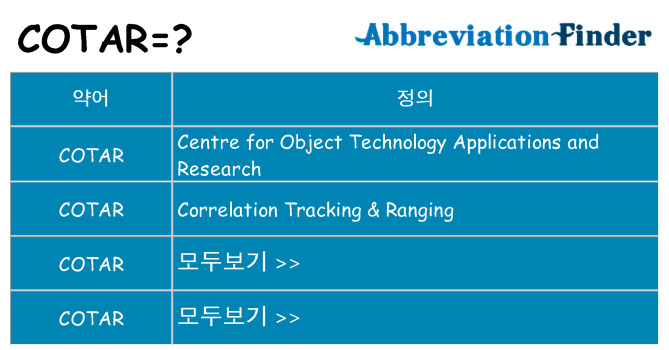 cotar 대 한 무엇을 서가