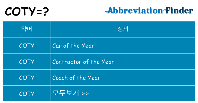 coty 대 한 무엇을 서가