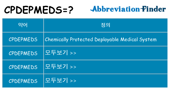 cpdepmeds 대 한 무엇을 서가