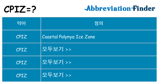 cpiz 대 한 무엇을 서가