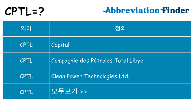 cptl 대 한 무엇을 서가