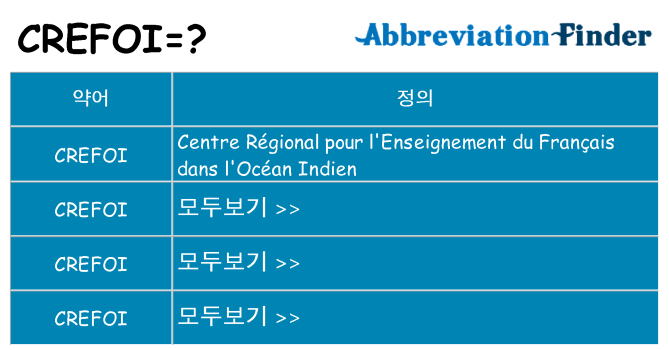 crefoi 대 한 무엇을 서가