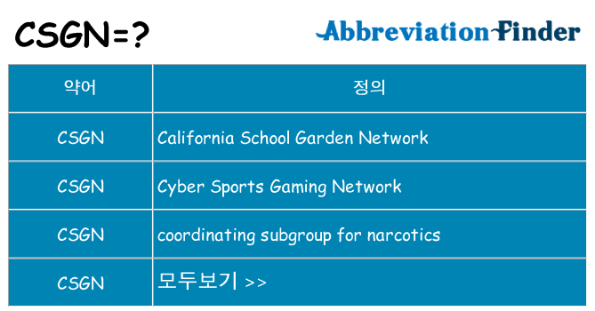 csgn 대 한 무엇을 서가