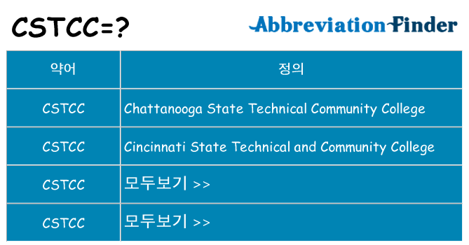 cstcc 대 한 무엇을 서가