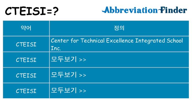 cteisi 대 한 무엇을 서가