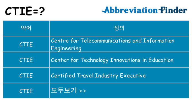 ctie 대 한 무엇을 서가