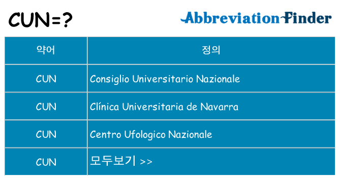 cun 대 한 무엇을 서가
