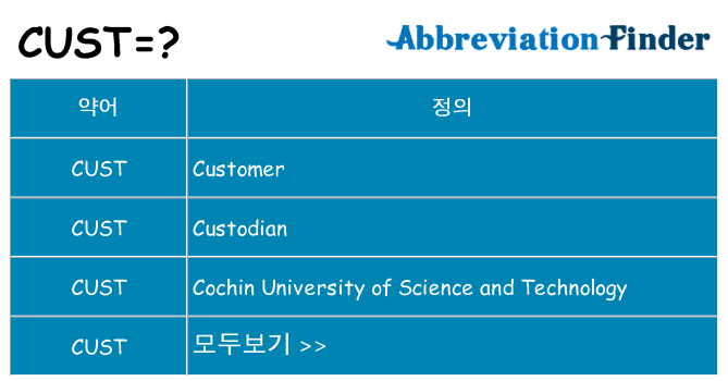 cust 대 한 무엇을 서가