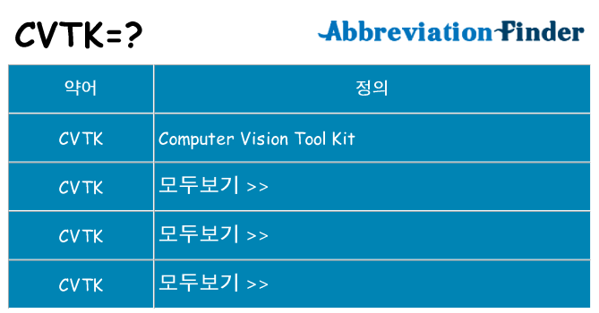 cvtk 대 한 무엇을 서가
