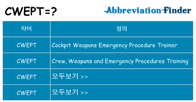 cwept 대 한 무엇을 서가