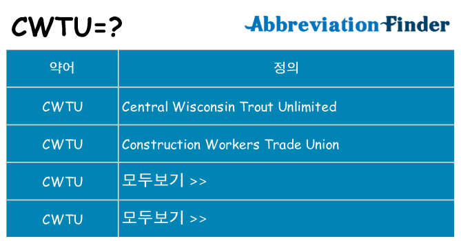 cwtu 대 한 무엇을 서가