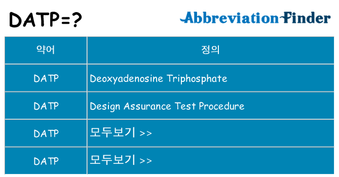 datp 대 한 무엇을 서가