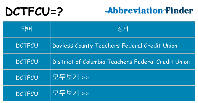 dctfcu 대 한 무엇을 서가