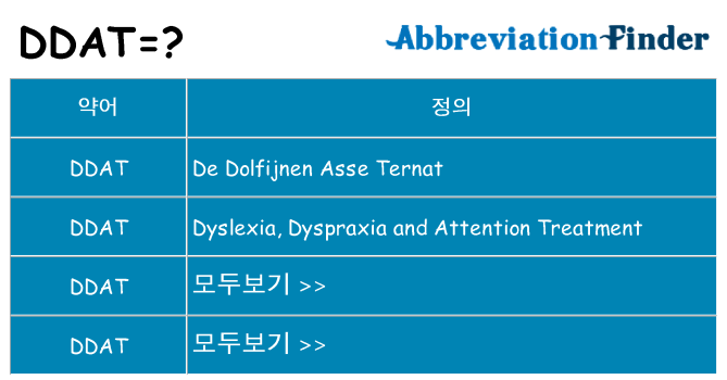 ddat 대 한 무엇을 서가