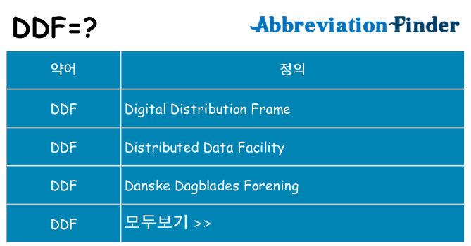 ddf 대 한 무엇을 서가
