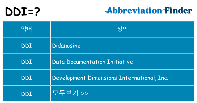 ddi 대 한 무엇을 서가