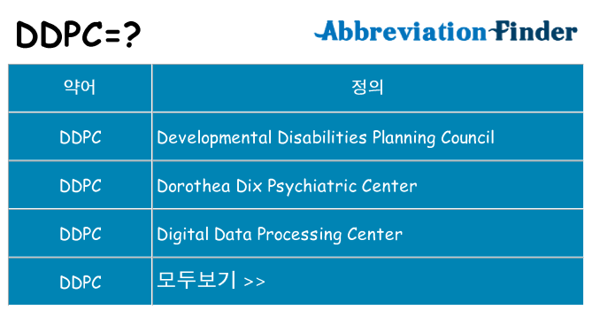 ddpc 대 한 무엇을 서가
